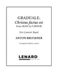 GRADUALE: Christus factus est Concert Band sheet music cover